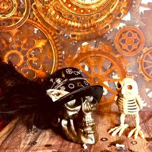 Handmade steampunk hat